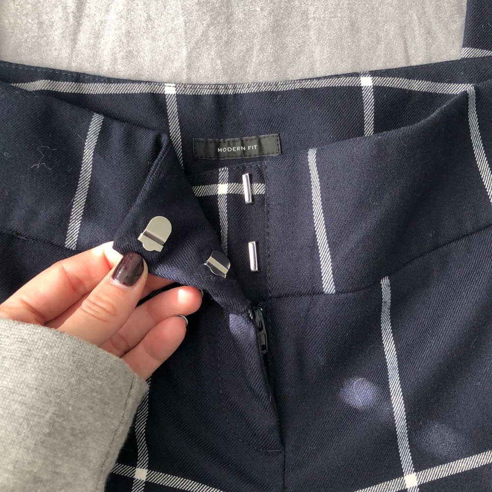 Plaid trouser (petite) - Picture 3 of 7